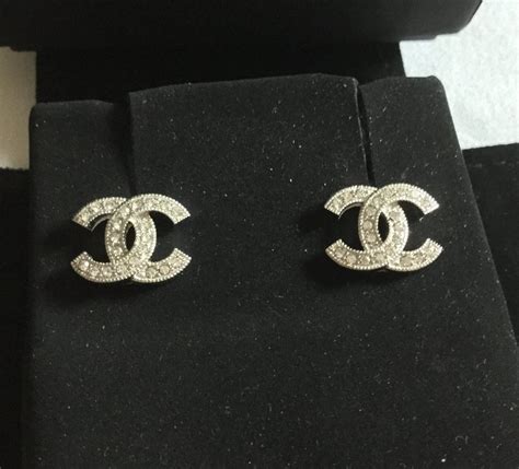 buy chanel stud earrings|genuine chanel earrings.